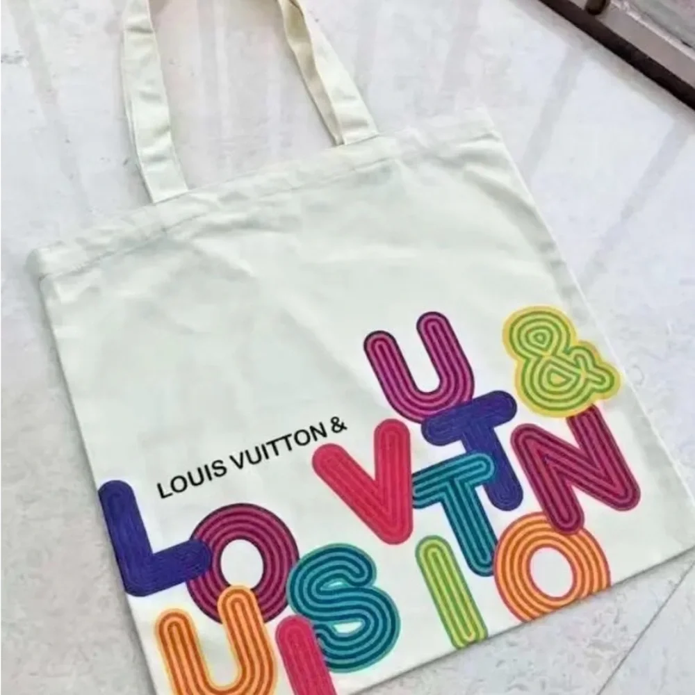 Louis Vuitton Colorful Canvas Tote Bag